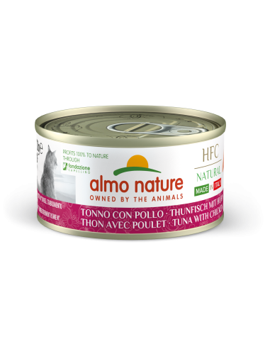 Almo HFC Natural Made in Italy Tonno con Pollo 70g.