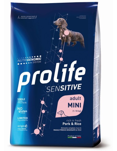 Prolife Sensitive Adult Mini Pork & Rice 2kg.